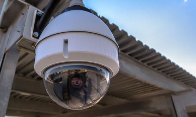 Imagem de câmera de segurança externa 360